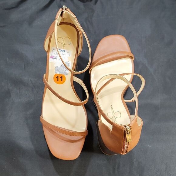 BRAND NEW JESSICA SIMPSON OPEN PLATFORM HEEL SANDAL - Picture 4 of 14